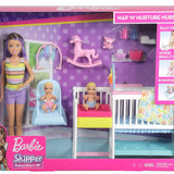 Barbie Bebek Bakıcısı Skipper Uyku Eğitiminde Oyun Seti GFL38 | Toysall