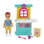 Barbie Bebek Bakıcısı Temalı Oyun Setleri FXG94-GRP16 | Toysall