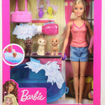 Barbie Bebek ve Aksesuarları 3 Yavru Köpekli Oyun Seti GDJ37 | Toysall