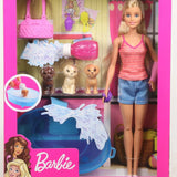 Barbie Bebek ve Aksesuarları 3 Yavru Köpekli Oyun Seti GDJ37 | Toysall