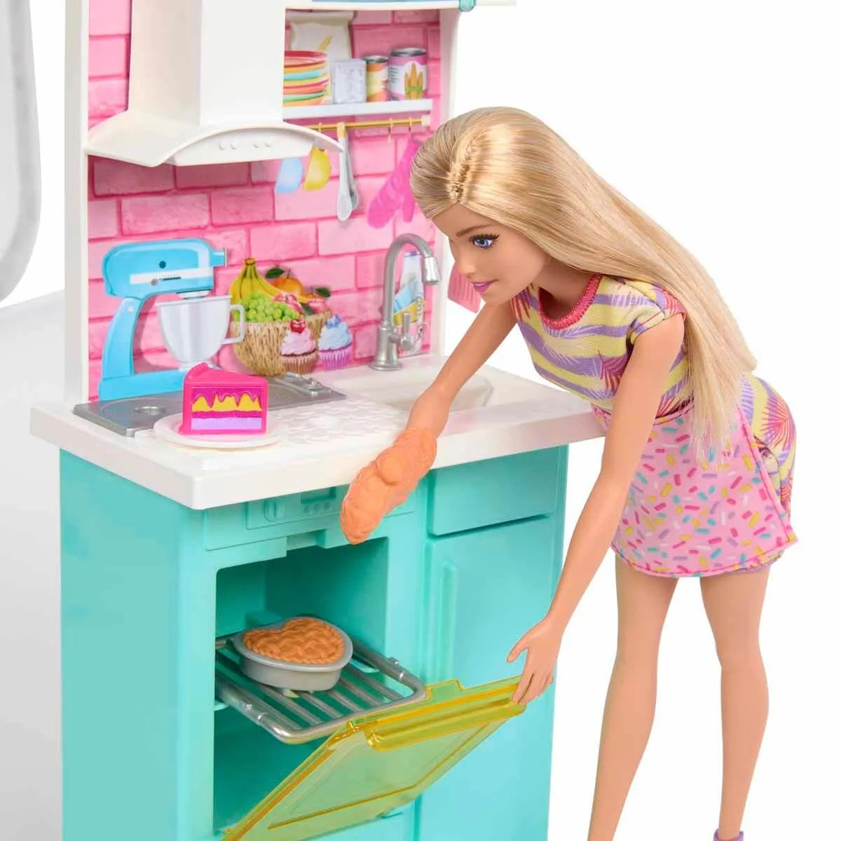 Barbie Brooklyn ve Malibu Pasta Yapıyor Oyun Seti  HJY94 | Toysall