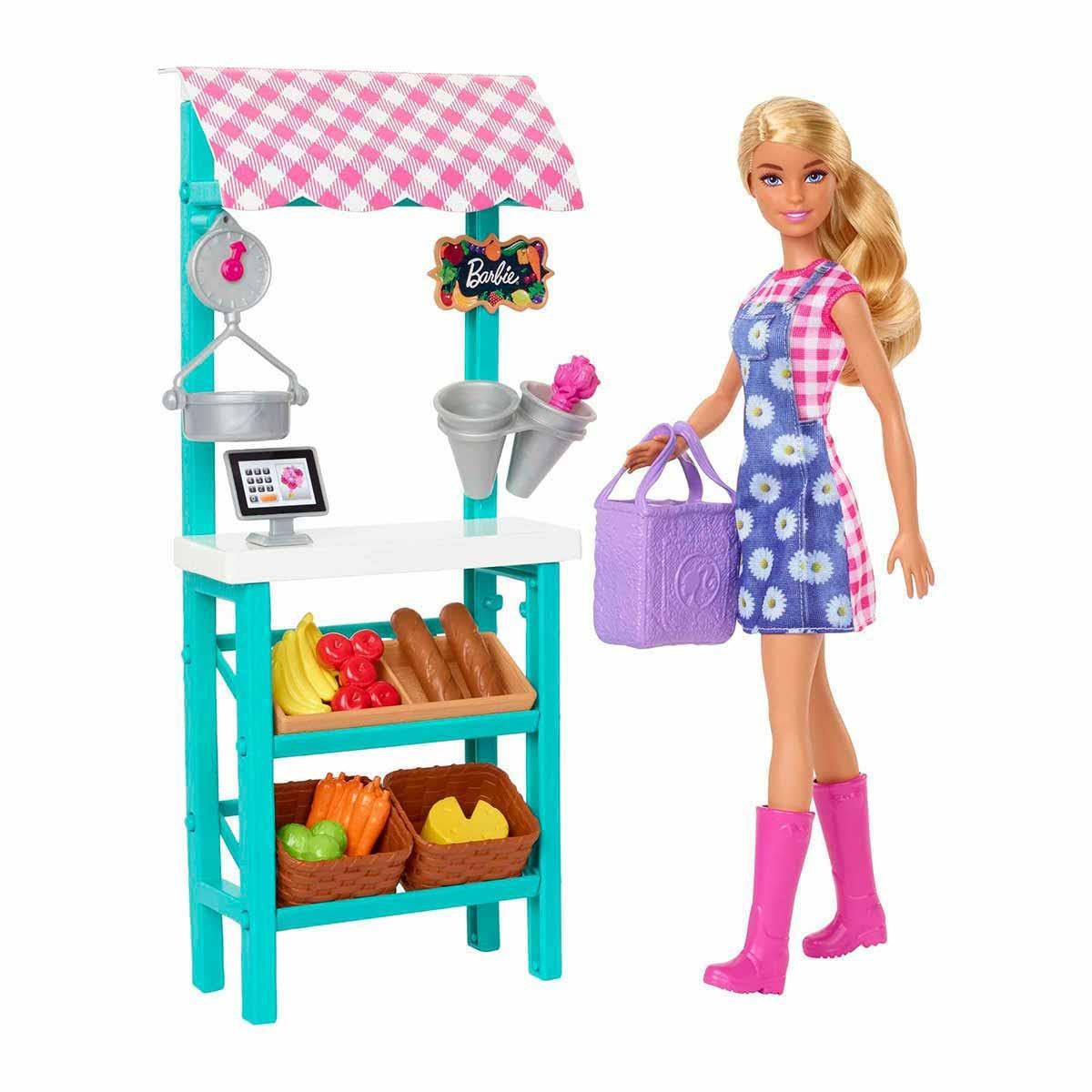 Barbie Çiftçi Pazarı Oyun Seti HCN22 | Toysall