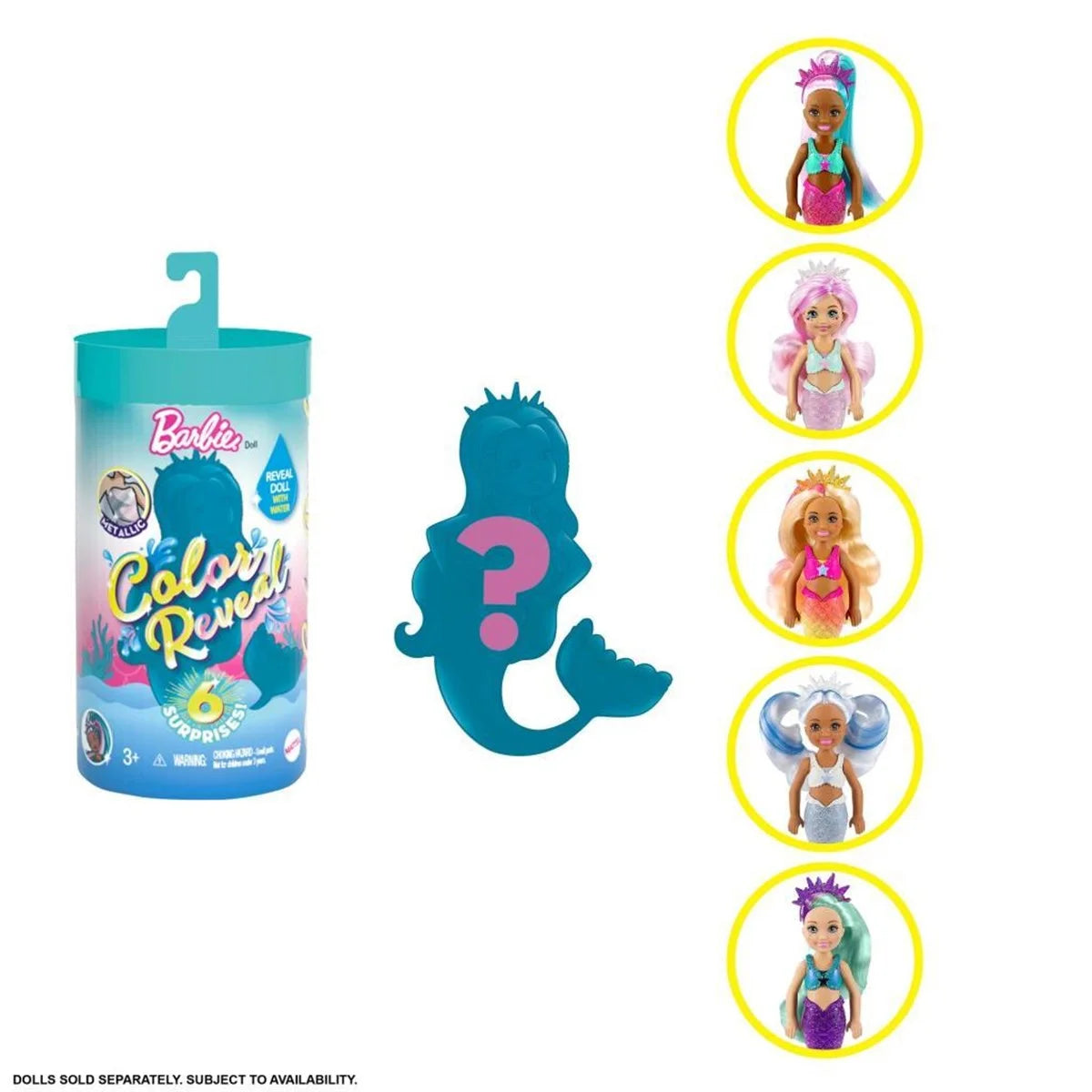 Barbie Color Reveal Renk Değiştiren Sürpriz  Chelsea Bebekler S2 GTP53 | Toysall