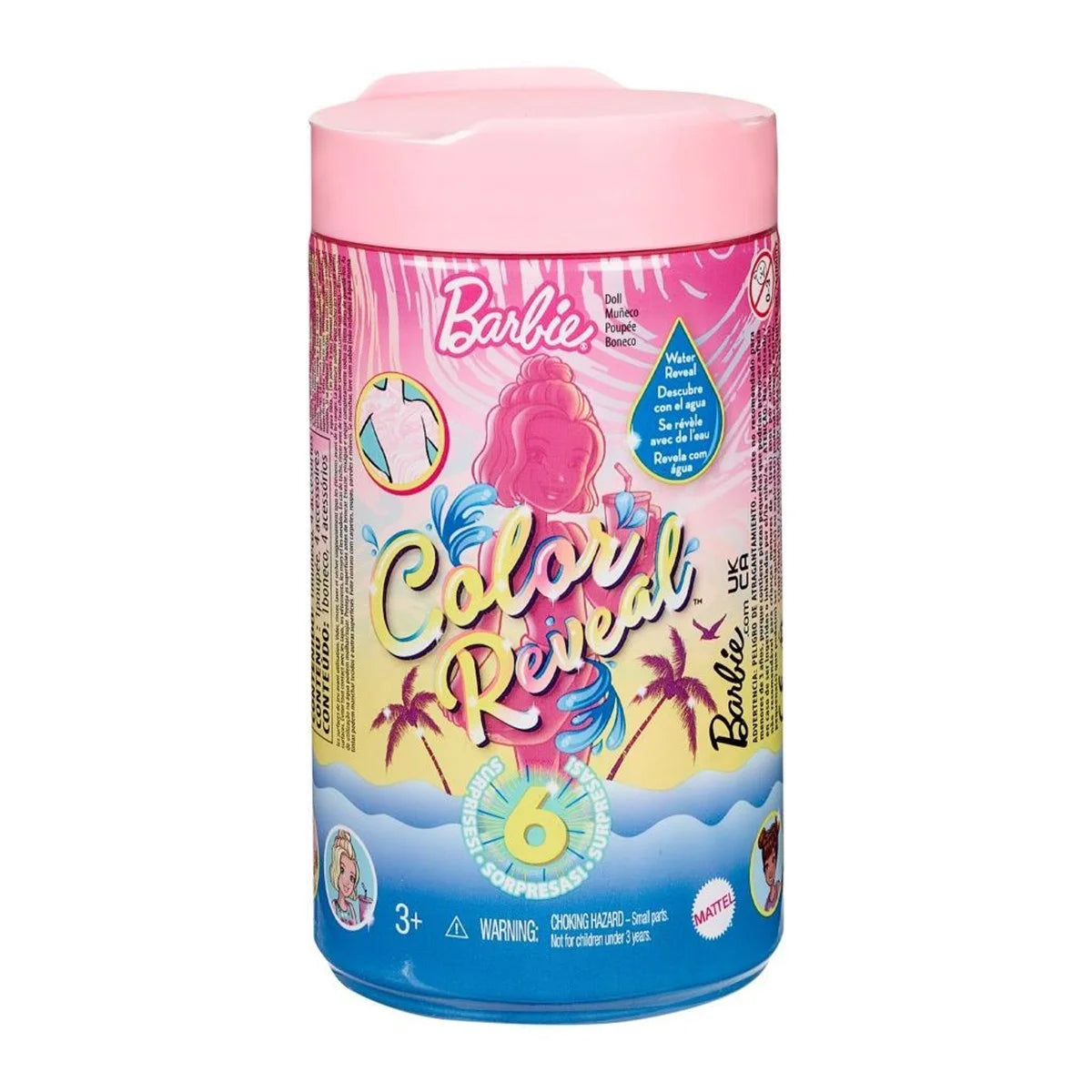 Barbie Color Reveal Renk Değiştiren Sürpriz Chelsea Kum Ve Güneş Serisi Bebekler Seri 3 GWC61 | Toysall