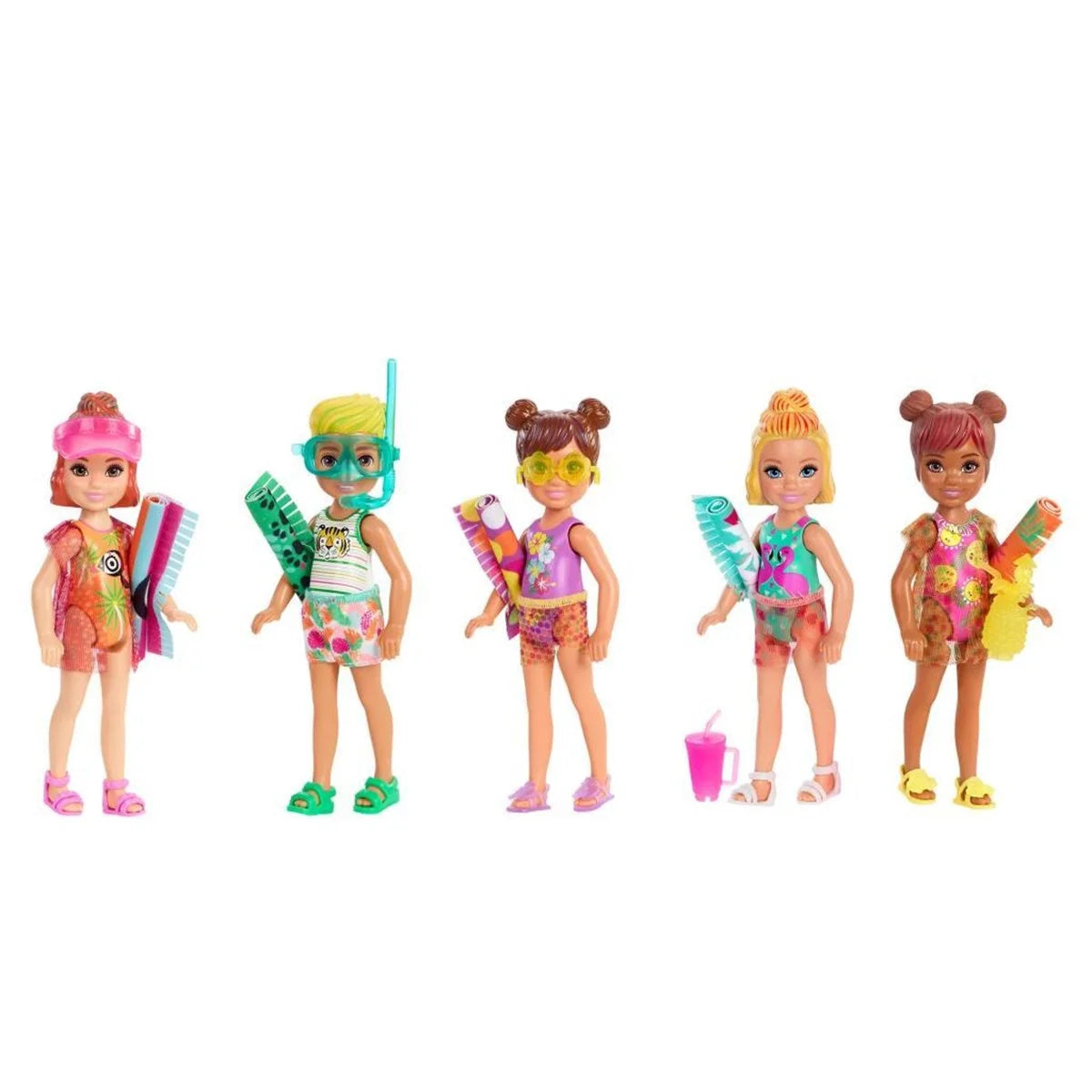 Barbie Color Reveal Renk Değiştiren Sürpriz Chelsea Kum Ve Güneş Serisi Bebekler Seri 3 GWC61 | Toysall
