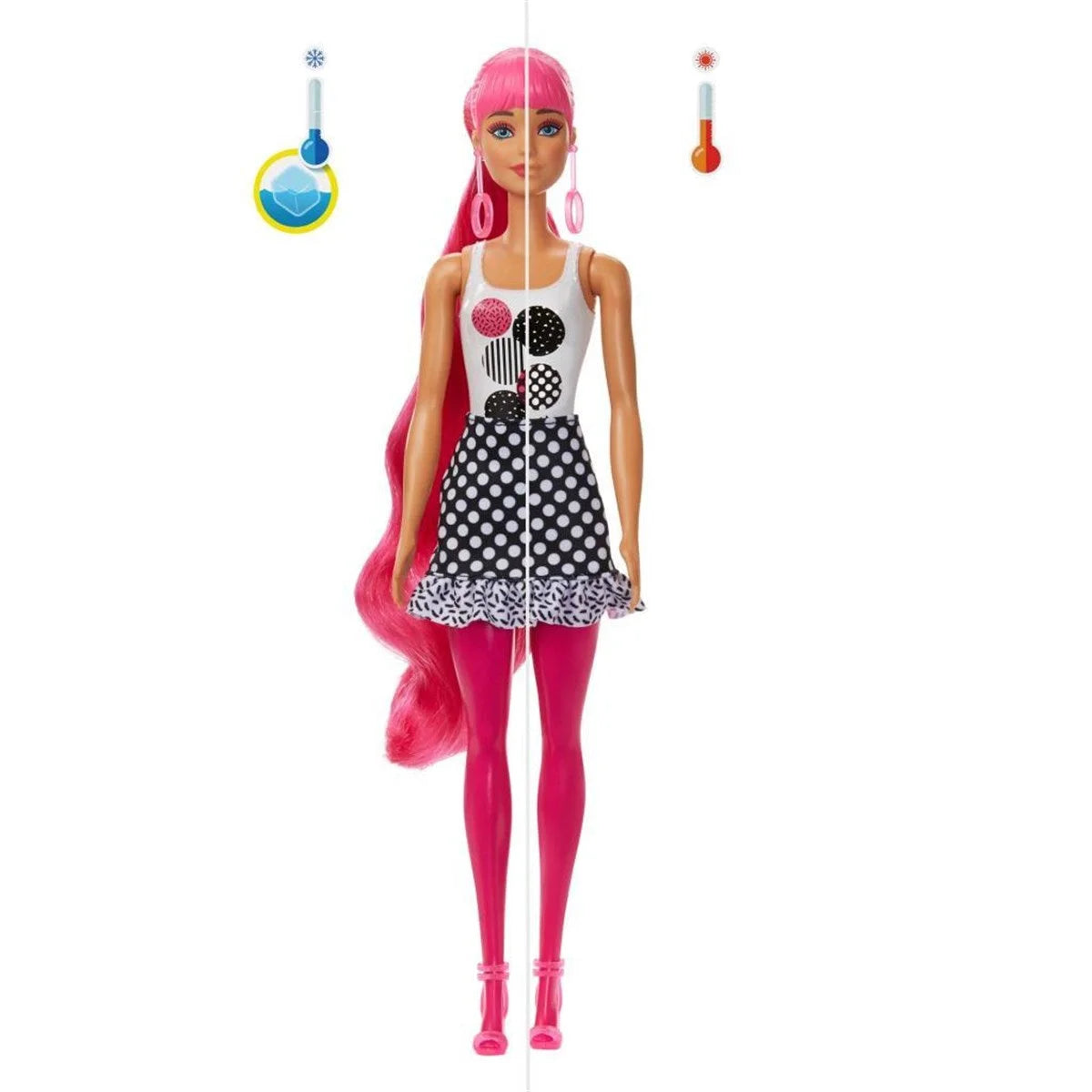 Barbie Color Reveal Renk Değiştiren Sürpriz Barbie Renk Bloklu Bebekler S2 GWC56 | Toysall