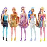 Barbie Color Reveal Renk Değiştiren Sürpriz Barbie Işıltılı Bebekler S1 GWC55