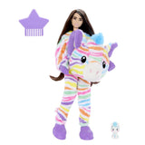 Barbie Cutie Reveal Barbie Rüya Renkler Serisi - Zebra HRK39