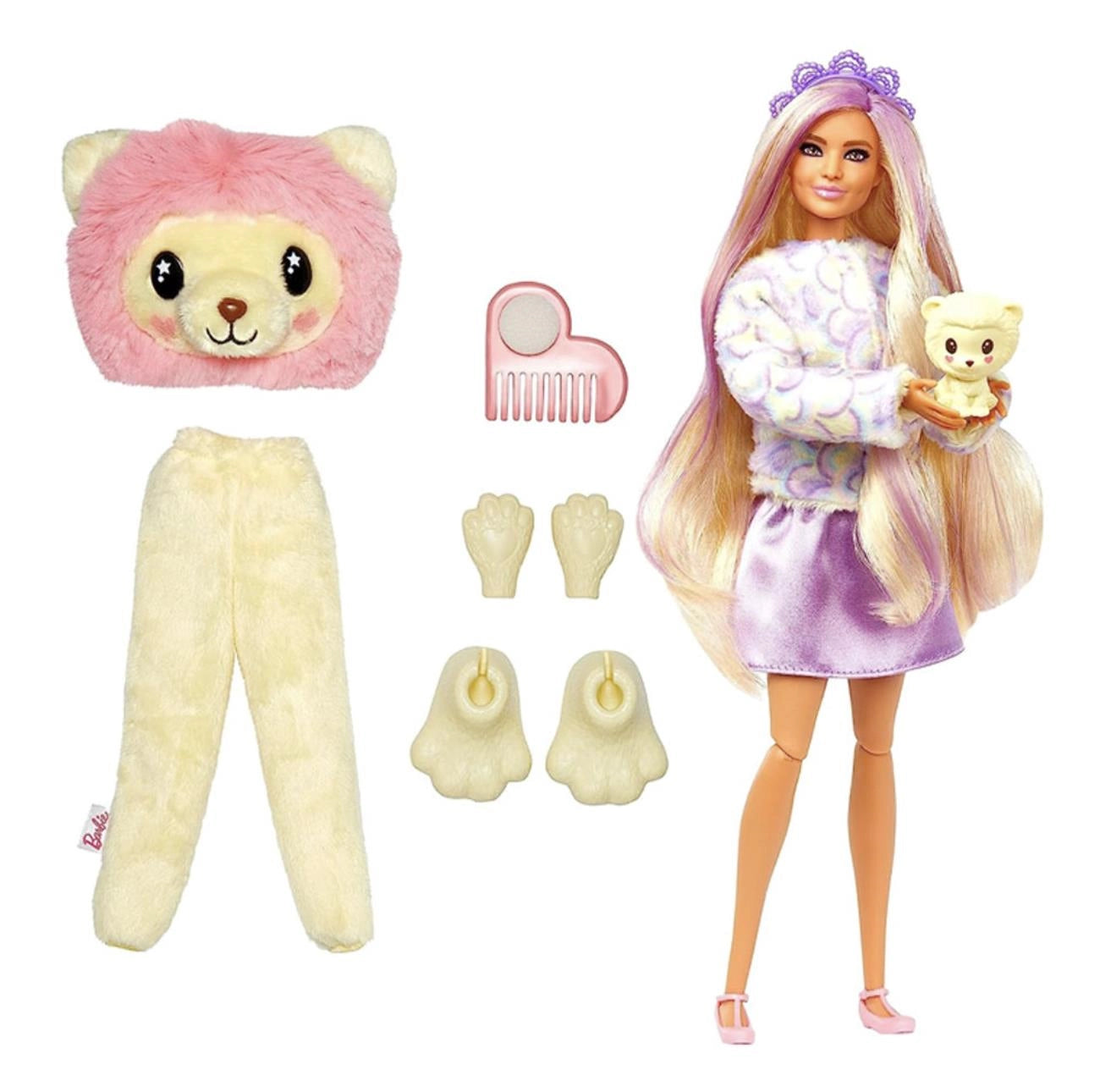 Barbie Cutie Reveal Bebekler Barbie Sevimli Kostümler Serisi - Aslan HKR02-HKR06 | Toysall