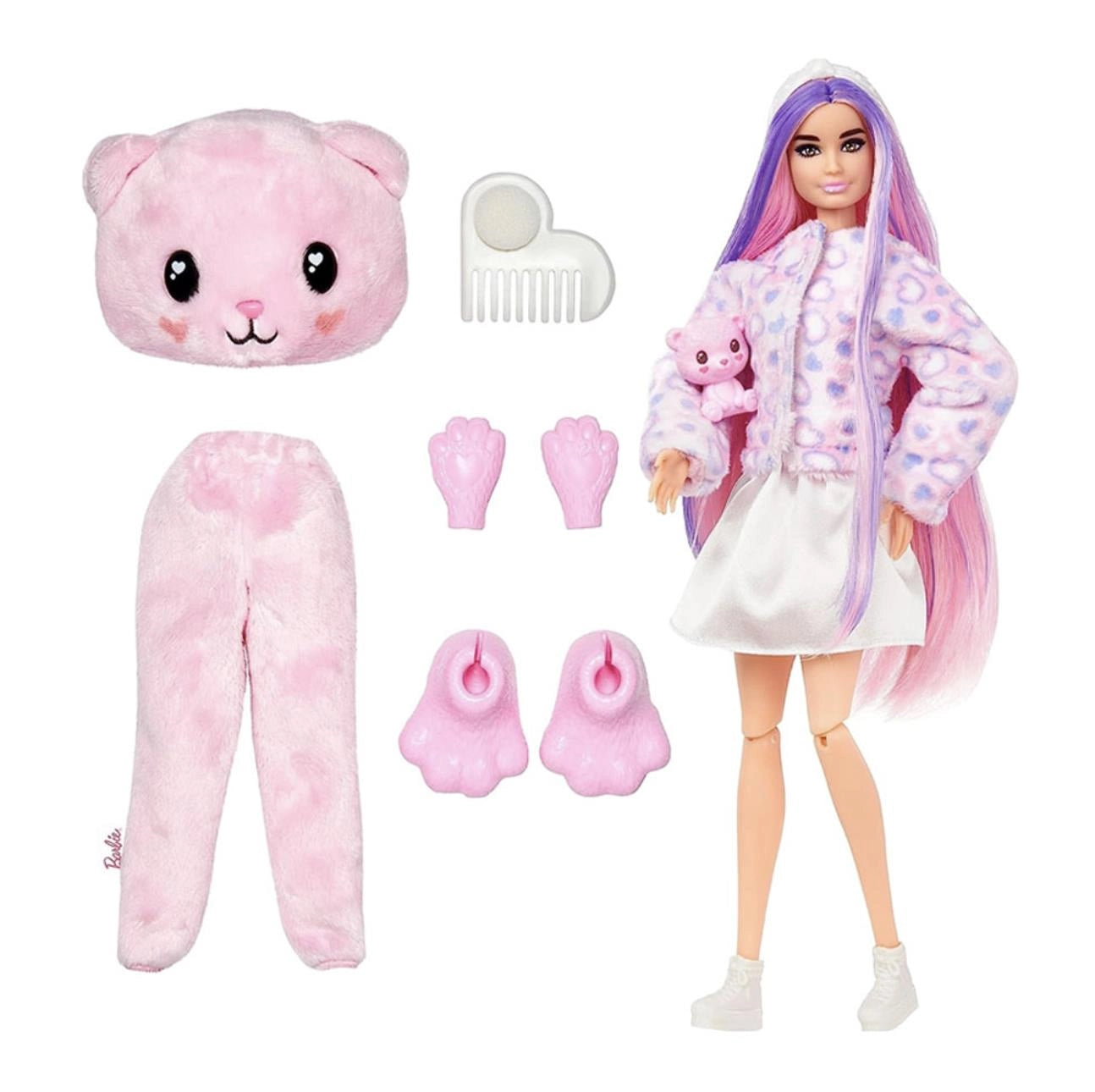 Barbie Cutie Reveal Bebekler Barbie Sevimli Kostümler Serisi - Ayıcık HKR02-HKR04 | Toysall