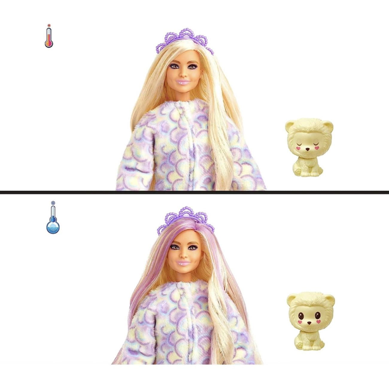 Barbie Cutie Reveal Bebekler Barbie Sevimli Kostümler Serisi - Aslan HKR02-HKR06 | Toysall