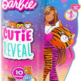 Barbie Cutie Reveal Bebekler Barbie Tropikal Orman Serisi Kaplan HKP99 | Toysall