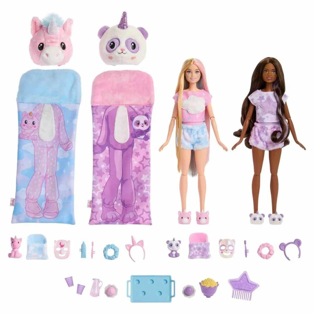 Barbie Cutie Reveal Pijama Partisi İkili Set HRY15 | Toysall