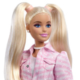 Barbie Deluxe Style Bebekler, Pembe Kot Ceketli Sarışın JJN69