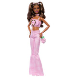 Barbie Deluxe Style Bebekler, Pembe Kot Pantolonlu Esmer JJN72