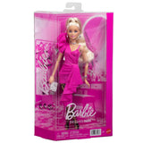 Barbie Deluxe Style Bebekler - Pembe Parlak Elbiseli JJN73