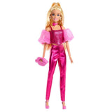 Barbie Deluxe Style, Metalik Pembe Kıyafetli Bebek JFP40