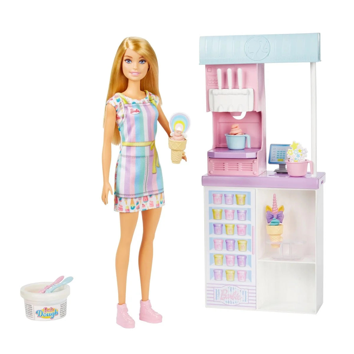 Barbie Dondurma Dükkanı Oyun Seti HCN46 | Toysall