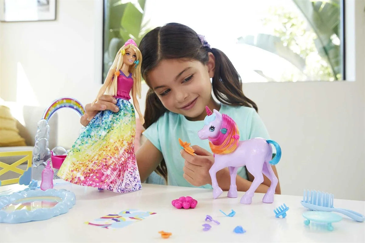 Barbie Dreamtopia Bebek ve Tek Boynuzlu At GTG01 | Toysall