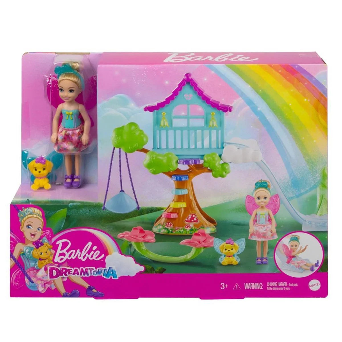 Barbie Dreamtopia Chelsea ve Eğlenceli Dünyası Oyun Seti GTF48-GTF49 | Toysall