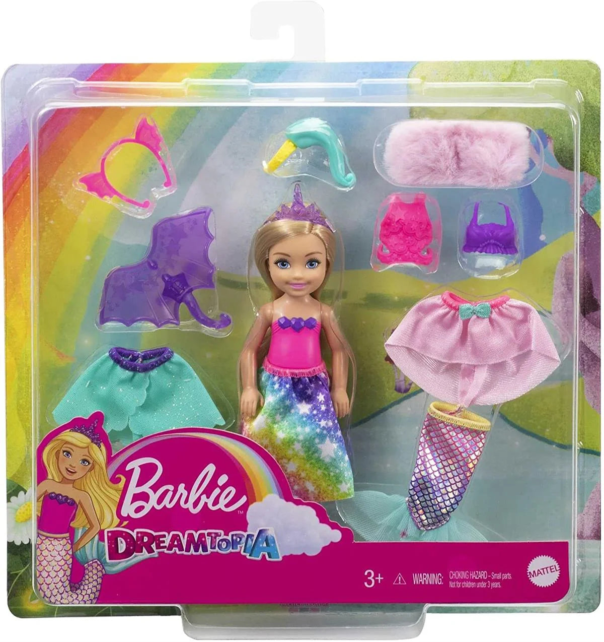 Barbie Dreamtopia Chelsea ve Kostümleri Oyun Seti GTF40 | Toysall