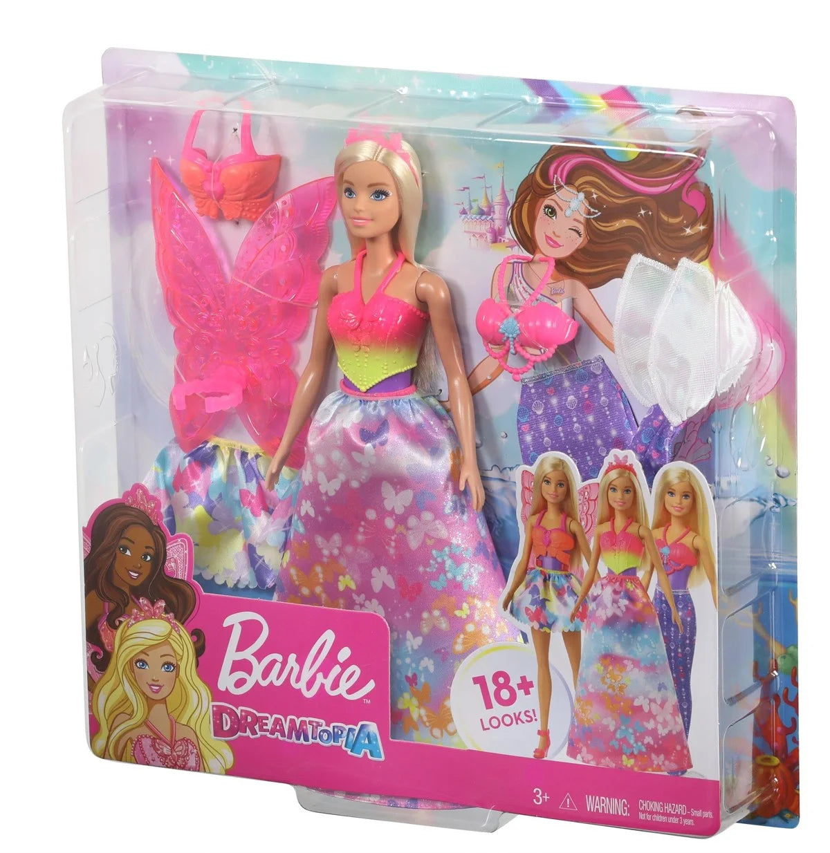 Barbie Dreamtopia Dönüşen Prenses Bebek Oyun Seti GJK40 | Toysall