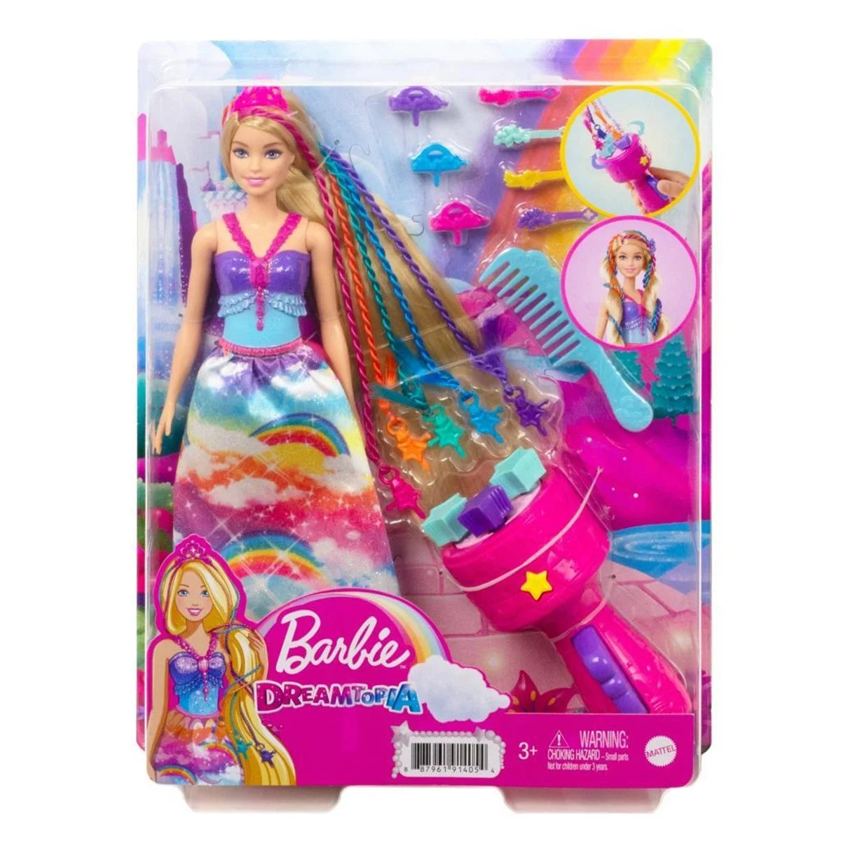 Barbie Dreamtopia Örgü Saçlı Prenses Bebeği GTG00 | Toysall