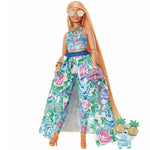 Barbie Extra Fancy Çiçekli Kostümlü Bebek HHN14 | Toysall