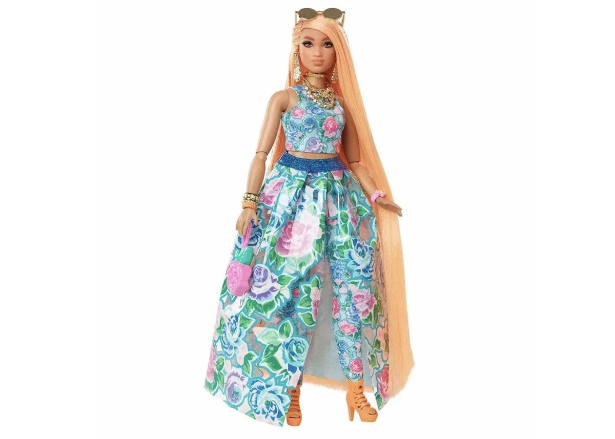 Barbie Extra Fancy Çiçekli Kostümlü Bebek HHN14 | Toysall