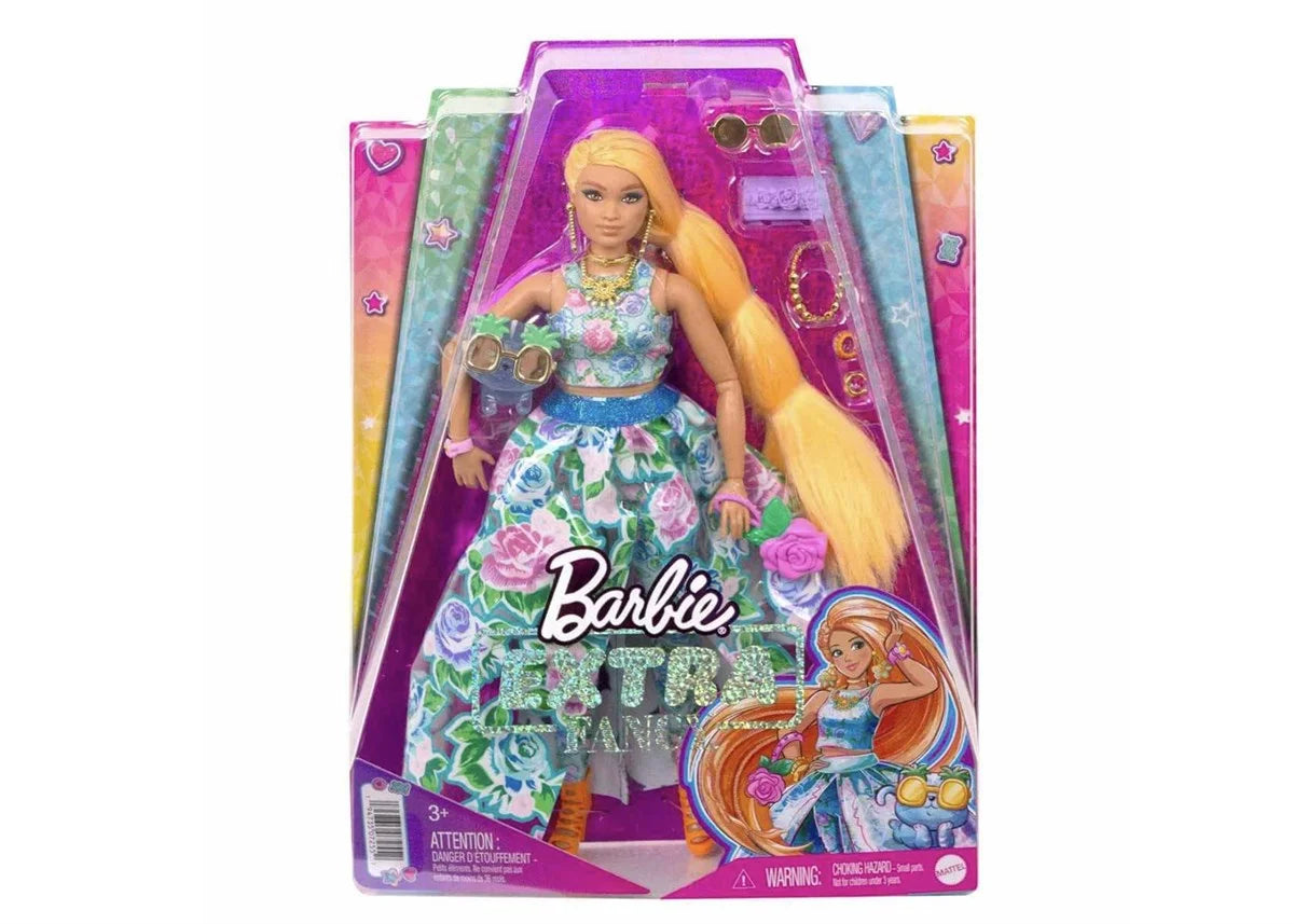 Barbie Extra Fancy Çiçekli Kostümlü Bebek HHN14 | Toysall