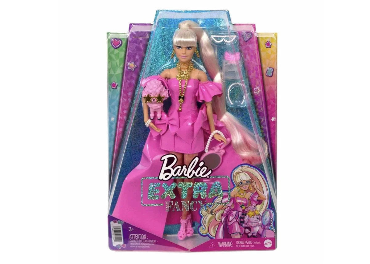 Barbie Extra Fancy Pembe Kostümlü Bebek HHN12 | Toysall