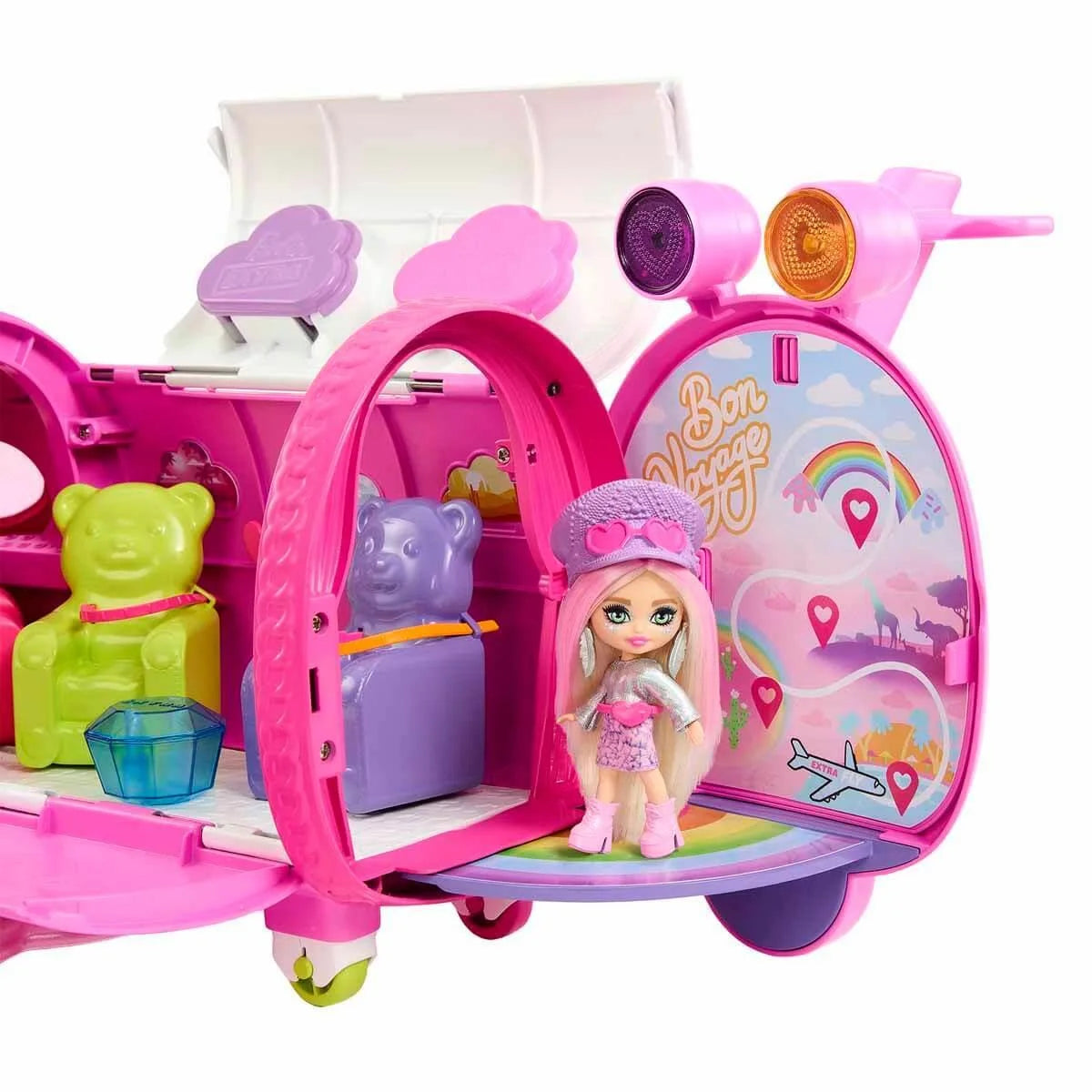 Barbie Extra Jet ve Extra Mini Minis Oyun Seti HPF72 | Toysall