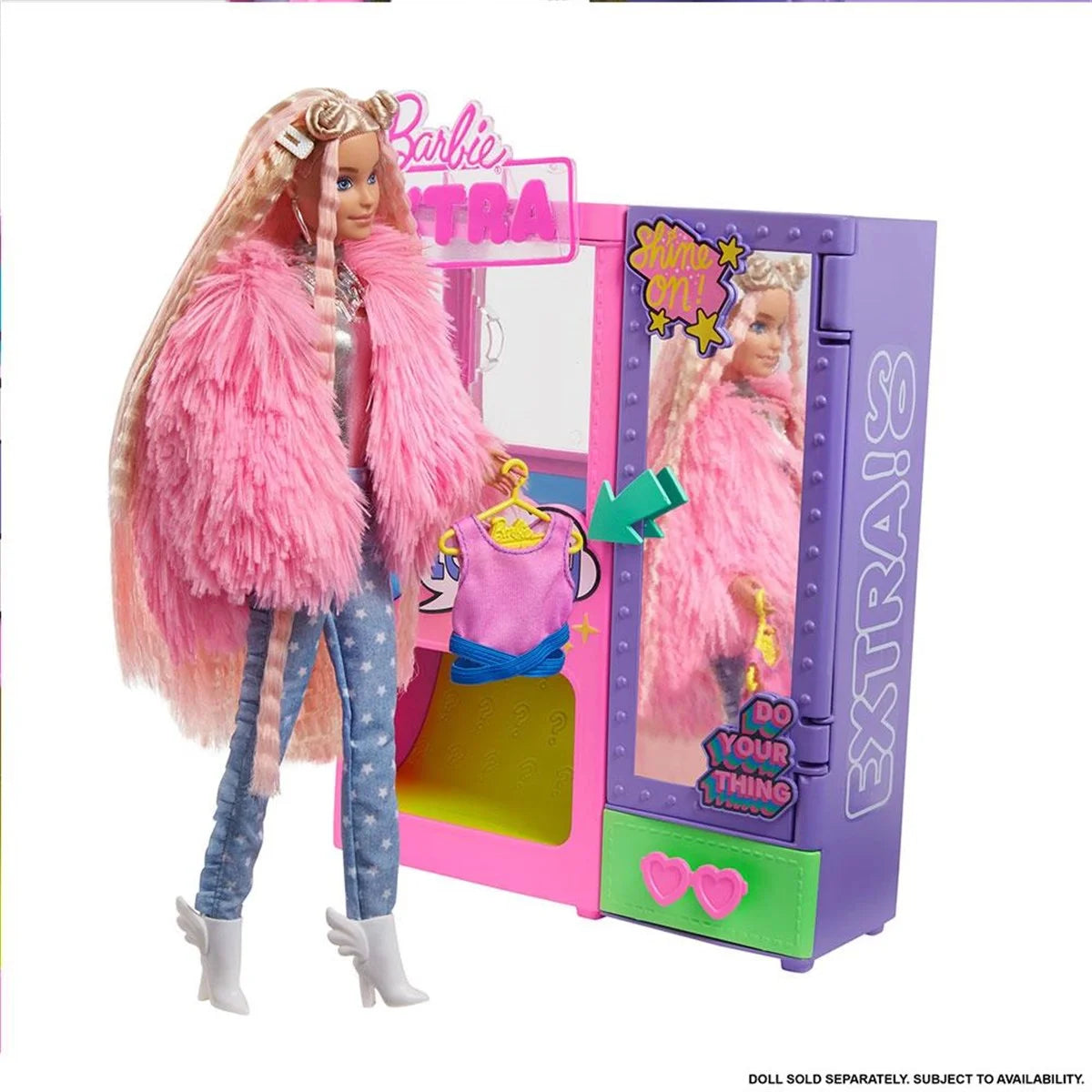 Barbie Extra Kıyafet Otomatı Oyun Seti HFG75 | Toysall