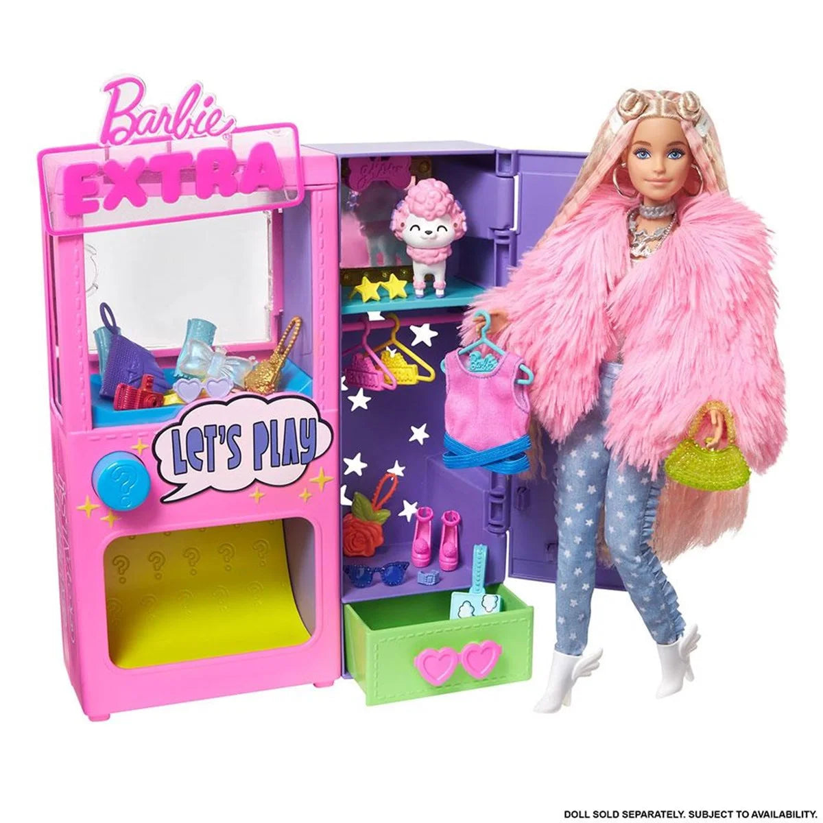 Barbie Extra Kıyafet Otomatı Oyun Seti HFG75 | Toysall