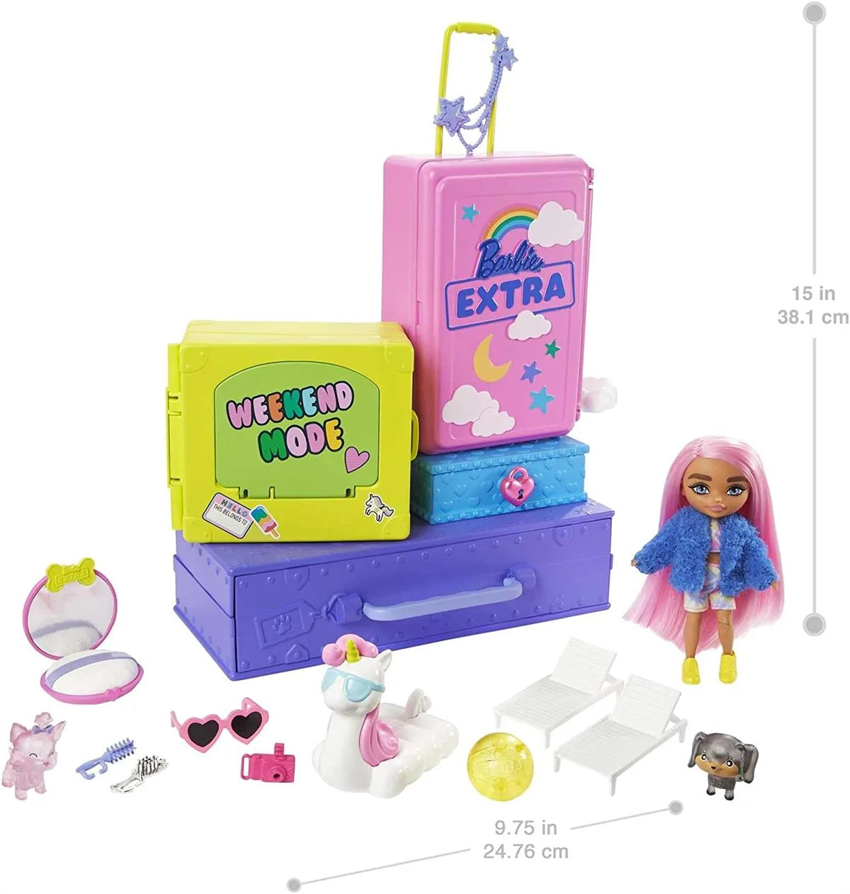 Barbie Extra Mini ve Hayvan Dostlarının Seyahat Maceraları HDY91 | Toysall