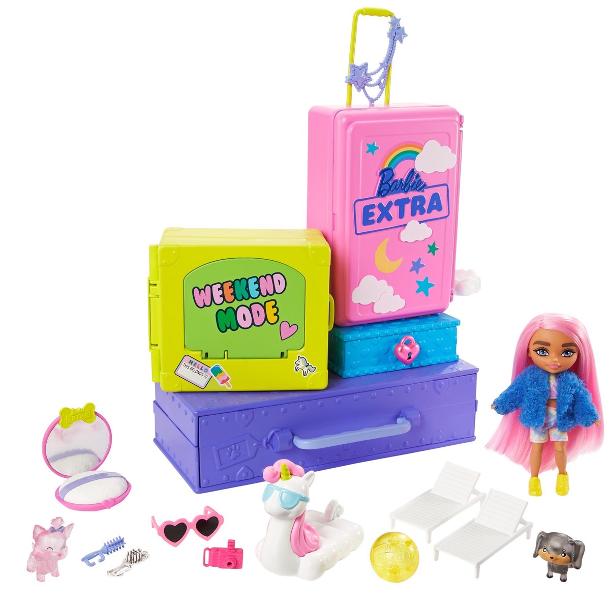 Barbie Extra Mini ve Hayvan Dostlarının Seyahat Maceraları HDY91 | Toysall