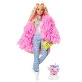 Barbie Extra Pembe Ceketli Bebek GRN28 | Toysall