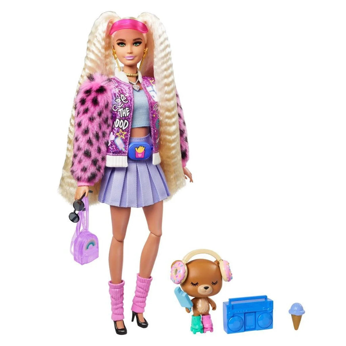 Barbie Extra Pembe Şapkalı Bebek GYJ77 | Toysall