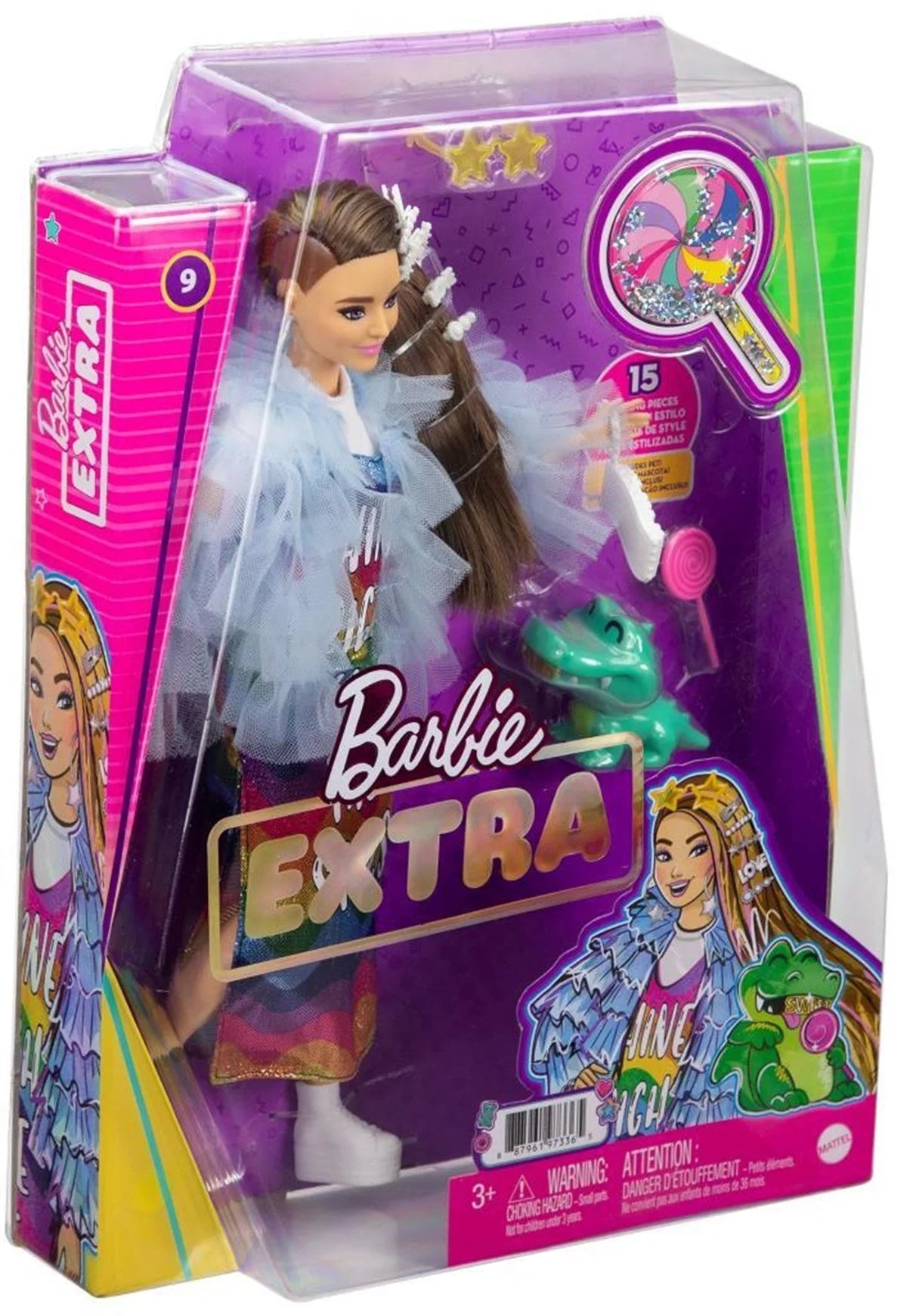 Barbie Extra Renkli Elbiseli Bebek GYJ78 | Toysall