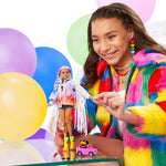 Barbie Extra Renkli Örgü Saçlı Bebek GRN29 | Toysall