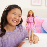 Barbie Fashionistas Parti Bebeği - Pembe Elbiseli JJN62