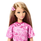 Barbie Fashionistas Parti Bebeği - Pembe Elbiseli JJN62