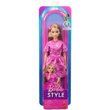 Barbie Fashionistas Parti Bebeği - Pembe Elbiseli JJN62