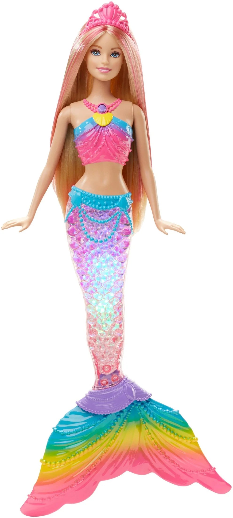 Barbie Gökkuşağı Işıklı Denizkızı DHC40 | Toysall