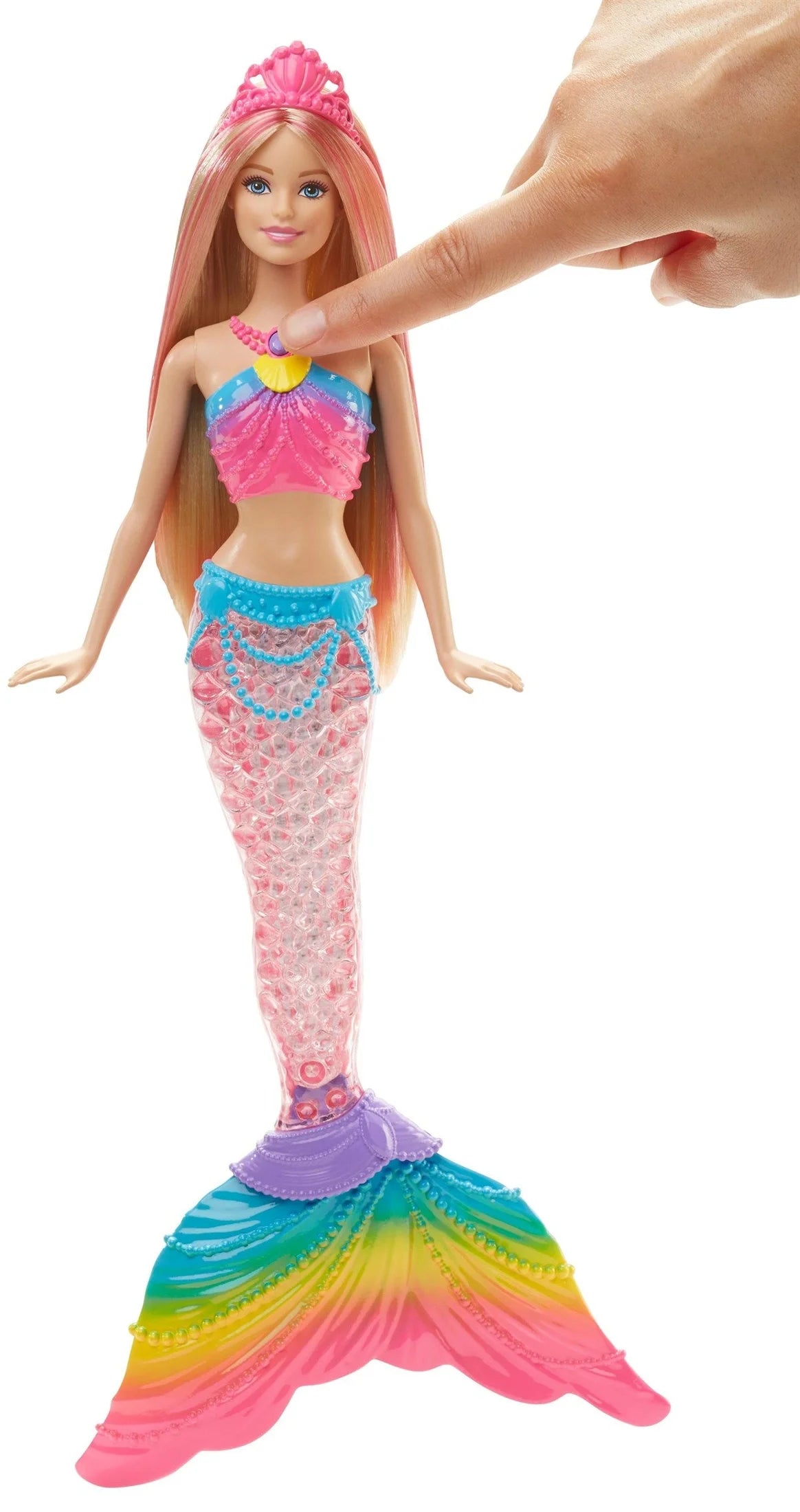 Barbie Gökkuşağı Işıklı Denizkızı DHC40 | Toysall