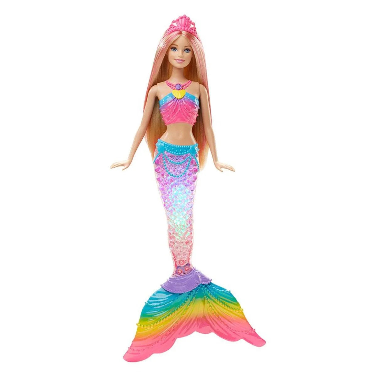 Barbie Gökkuşağı Işıklı Denizkızı DHC40 | Toysall