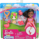 Barbie Kostümlü Chelsea ve Hayvancığı Oyun Setleri GHV69-GJW30
