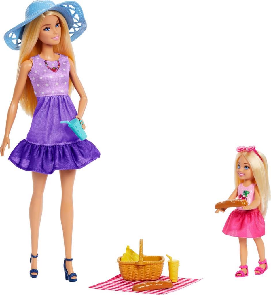 Barbie Malibu ve Chelsea Piknik Oyun Seti JBF43