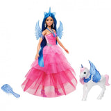 Barbie Mavi Saçlı Prenses Bebek HRR16 | Toysall