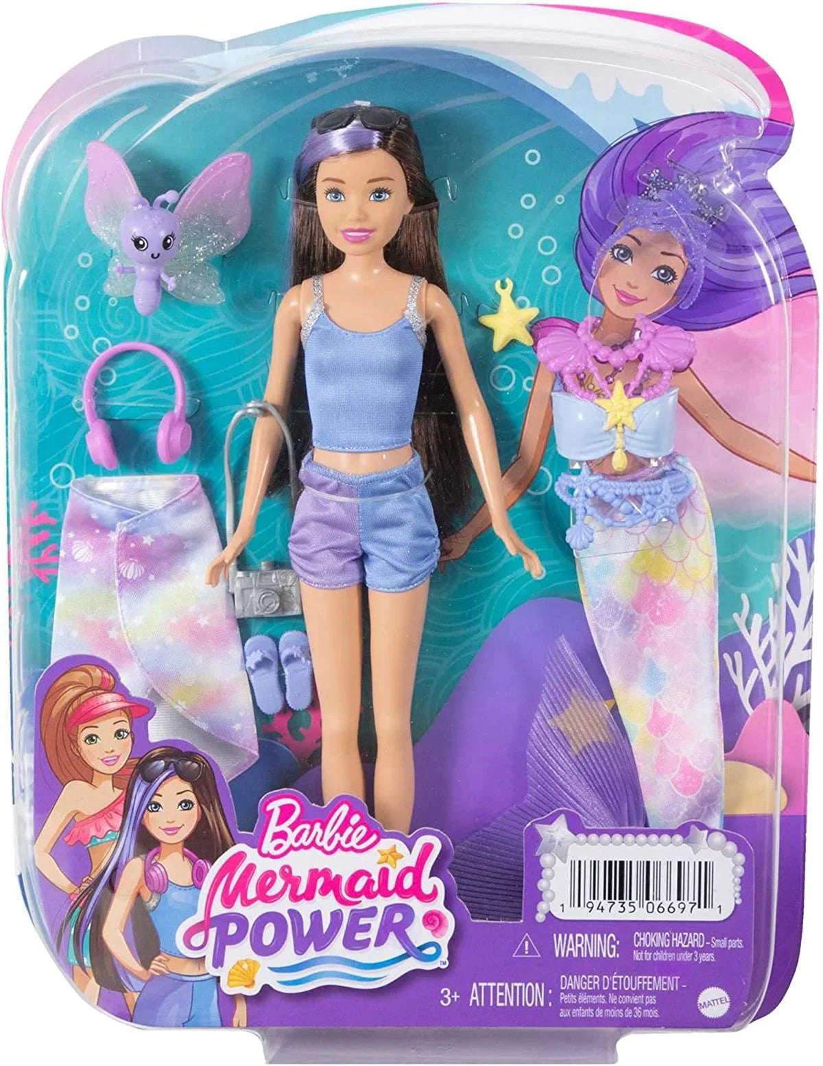 Barbie Mermaid Power Bebekleri HHG54-HHG55 | Toysall